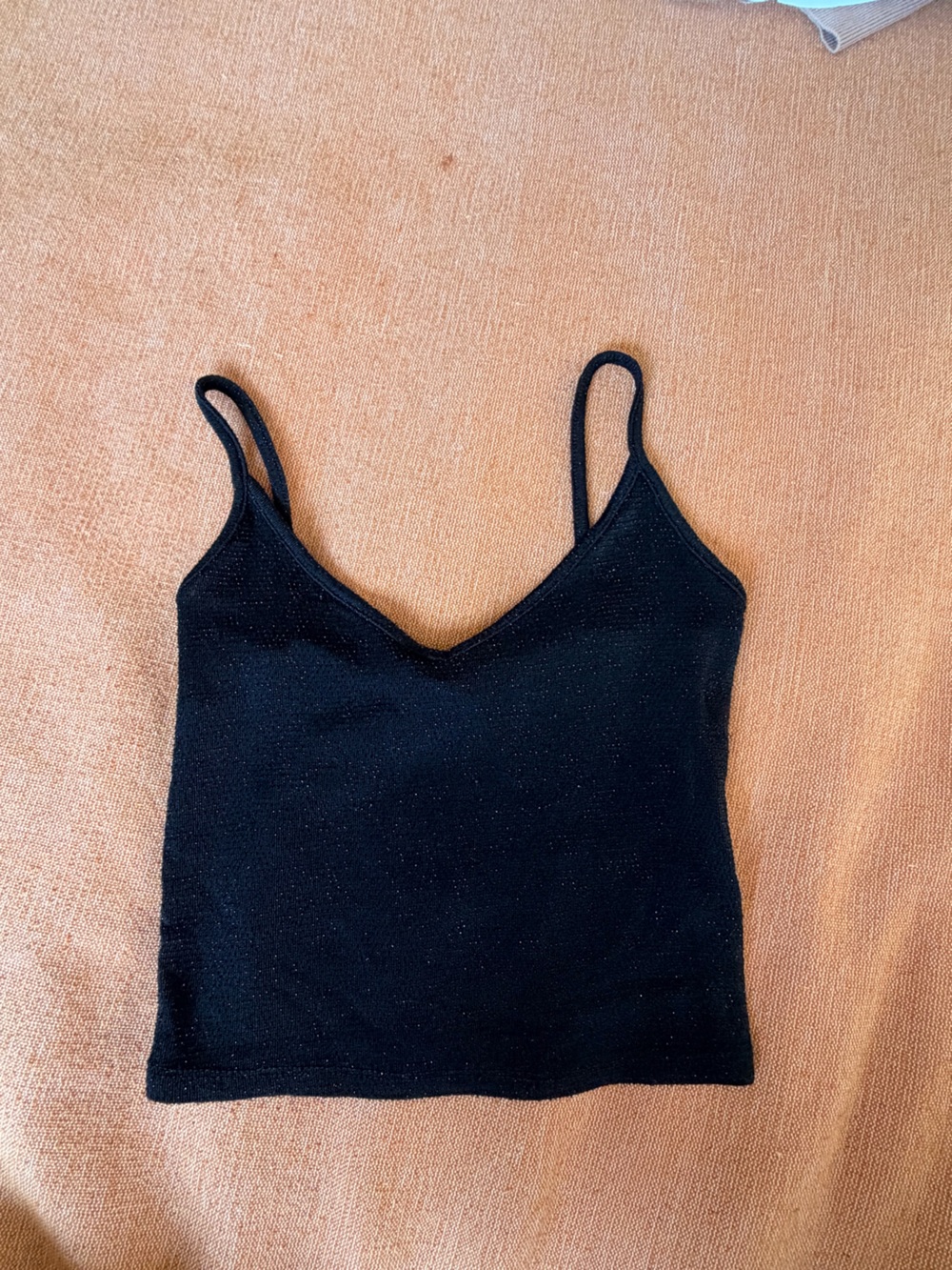 Forever 21 Black Sparkle Bandeau Cami